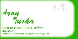 aron tuska business card